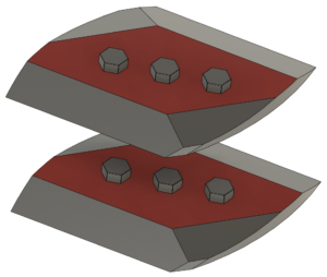 400 mm komplet ravnih rezil za DF SC600