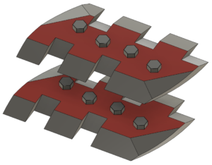 600 mm set zobatih rezil za DF SC600